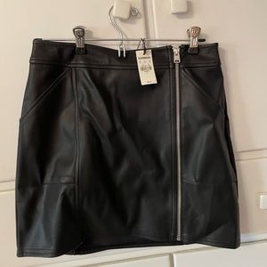 NWT Express leather skirt